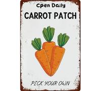 Targa Easter Carrot Pick Your Own Targa In Ferro Appendere Poster Per Cortile Casa Affari Esterno M