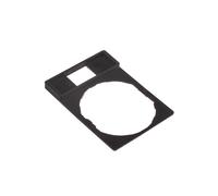 Targa etichetta 30x40mm per etichette 8x27mm nera Harmony ZBZ32