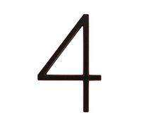 Targa for indirizzo esterno moderna della casa dell'hotel 0-9 in(VENETIAN BRONZE 4)