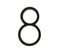 Targa for indirizzo esterno moderna della casa dell'hotel 0-9 in(VENETIAN BRONZE 8)