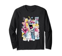 Targa Grafica Mad Scientist Peace Graffiti con Personaggi Pop Maglia a Manica