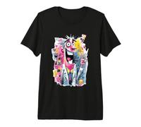 Targa Grafica Mad Scientist Peace Graffiti con Personaggi Pop Maglietta Premium