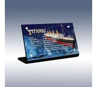 Targa in acrilico per Lego Titanic 10294 (set di legame non incluso)