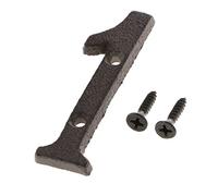 Targa in ferro battuto con numero civico antico per casa, fai da te, lettera numero 1