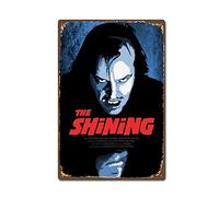 Targa in latta con Jack Nicholson The Shining Horror Film Film Vintage Retro Targa in alluminio per decorazione da parete, 20,3 x 30,5 cm