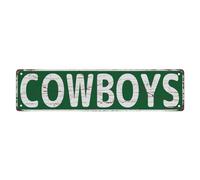 Targa in latta Cowboys The Unique Wall Decoration Of The Vintage Diner metallo latta Sign Shop Cafe Restaurant 10,2 x 40,6 cm