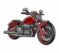 Targa in latta in metallo a forma Harley Davidson arredo officina garage collezi