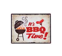 Targa in latta per bar pub da appendere con scritta bbq 30 x 40 cm arredo casa