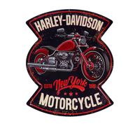 Targa in latta per Officina Ristorante Pizzeria collezionisti Harley