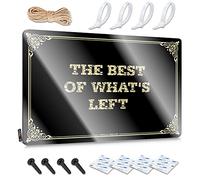 Targa in latta personalizzata con accessori per videogiochi, impermeabile, resistente allo sbiadimento, con scritta in inglese "The Best Of What Left For Home Kitchen | Americana Vintage Decor for