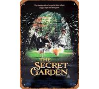 Targa in latta retrò THE SECRET GARDEN originale un foglio poster del film Daybill Poster del film Kate Maberly Maggie Smith Movie Tin Sign Poster, retrò vintage metal classic film e televisione