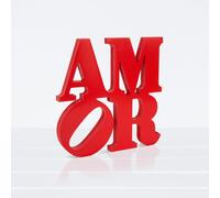 Targa in Legno Amor Targa Appoggio o Parete Targa Rifinita a Mano Targa Moderna