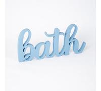 Targa in Legno Bagno da appoggio Bath