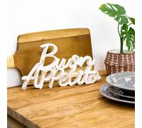 Targa in Legno Buon Appetito Targa da appoggio per cucina Targa dipinta a mano