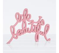 Targa in Legno - Life is Beautiful