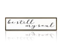 Targa in legno retrò, 10,2 x 40,6 cm, stile cristiano, decorazione per mensole, casa, ufficio, decorazione per donne, decorazione per camera da letto, placca da parete con cornice in legno, scritta