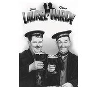 Targa in Metallo 30 x 20 cm - Stan Laurel & Oliver Hardy - Dick e Doof - Decor7