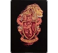 Targa in metallo A3 di Harry Potter con quattro fori di montaggio preforati per