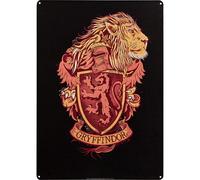 Targa in metallo A3 di Harry Potter con quattro fori di montaggio preforati per