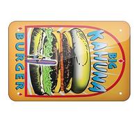 Targa in metallo Big Kahuna Burger, Pulp Fiction 19 x 30 cm