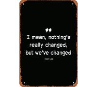 Targa in metallo con citazioni di don lee, arte e motivazione, 20,3 x 30,5 cm, decorazione da parete vintage retrò