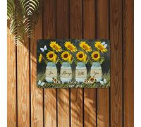Targa in metallo con citazioni ispirate alla scritta "I'm Always with You", 20,3 x 30,5 cm, decorazione per casa d'affari, bar, sala garage