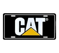 Targa in metallo con logo Inga Caterpillar Construction 15,2 x 30,5 cm