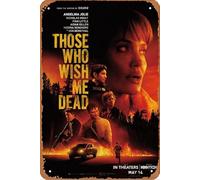 Targa in metallo con scritta in lingua inglese "Those Who Wish Me Dead" (lingua italiana non garantita), decorazione da parete per casa, strada, bar, ristoranti, caffetterie, negozi