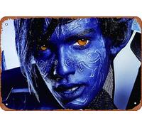 Targa in metallo con scritta "Night Crawler X Men Apocalypse", 20,3 x 30,5 cm, decorazione da parete retrò vintage