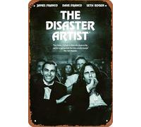 Targa in metallo con scritta "The Disaster Artist", 20,3 x 30,5 cm, decorazione da parete vintage retrò