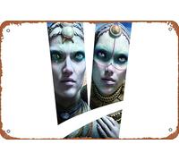 Targa in metallo con scritta "The Pearls In Valerian And The City Of A Thousand Planets", 20,3 x 30,5 cm, decorazione da parete vintage retrò