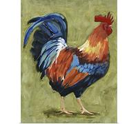 Targa in metallo con stampa di gallina e gallo, stile vintage, divertente, per casa, bagno, bar, pub, cottage, rustico, ufficio, garage, club, decorazione da parete, 20,3 x 30,5 cm