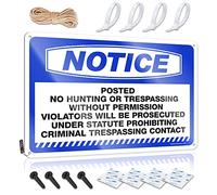 Targa in metallo con teschio decorativo retrò e uomini caverna da appendere con bordo piegato: avviso postato "No Hunting or Trespassing Without Western Decor for Trailer | Home Wall Decor Funny Metal
