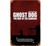 Targa in metallo Ghost Dog - The Way of the Samurai. Minimal Movie Poste ... Poster in latta 30,5 x 20,3 cm