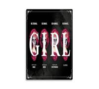 Targa In Metallo Girl Sugar Skull Vintage Day Of The Dead Regalo Di Compleanno Cartelli In Latta Stile Divertente Per Decorazione Murale Toilette S