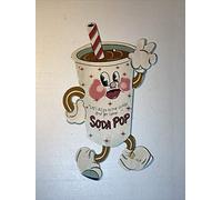 Targa In Metallo Let’S All Go To The Lobby And Get A Soda Pop Funny Retro Vintage Tin Sign Nostalgica Metal Signboard Retrò Poster Segno Lamiera Per Cafe Cucina Camera Da Letto S