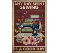 Targa In Metallo Ogni Giorno Passato A Cucire È Una Buona Giornata A Cucire Targhe Metallo Decorative Vintage Pannello Poster Vintage Targa Con Stampe Per Pub Cafe Ristorante M