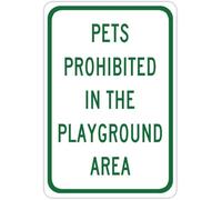 Targa In Metallo Pets Prohibited In The Playground Area Metal Tin Signs Caverna Dell'Uomo Cartello In Metallo Per Toilette Decorazione Murale Bagno S
