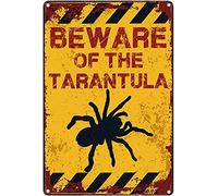 Targa In Metallo Retro Design Beware Of The Tarantula Arte Murale Caverna Dell'Uomo Metal Tin Signs Per Bagno Decorazione Murale Man Cave M