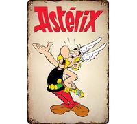 Targa in metallo, stile retrò, ASTERIX e OBELIX, serie francese kult Comic, cartello decorativo, 20 x 30 cm (Asterix)
