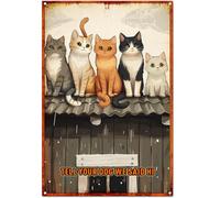 Targa In Metallo Tell Your Dog We Say Hi Cartelli In Latta Personalizzato Metal Tin Signs Per Man Cave Bagno Toilette M