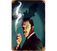 Targa in metallo - Vincent Price Tin Poster 30,5 x 20,3 cm
