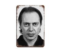 Targa in metallo vintage con attore Steve Buscemi 2, decorazione artistica da parete per pub, club, caffetteria, bar, casa, decorazione artistica da parete retrò, 20 x 30 cm
