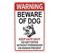 Targa In Metallo Warning Beware Of Dog Keep Gate Shut Husky Targa In Ferro Appendere Targhetta Per Garage Bagno Casa Ompleanno S