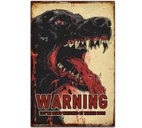 Targa In Metallo Warning You'Re Being Watched By Zombie Dogs Cartelli In Latta Aziendale Metal Tin Signs Per Man Cave Bagno Toilette S