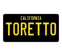 Targa Inga New Sign Toretto california 15,2 x 30,5 cm