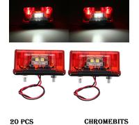 Targa Lampade Universale 20x Luci LED Anteriore Posteriore Camion Furgone 12-24v