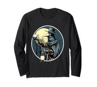 Targa Medievale Doctor Moonlit Skull Lantern Maglia a Manica