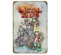 TARGA METALLICA 20x30 VINTAGE DI METAL SLUG