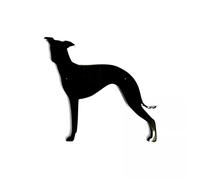 Targa Murale A Forma Di Greyhound Italiano Arte Da Parete In Nero